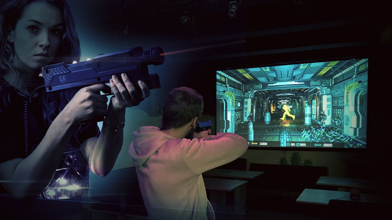 laser tag arena